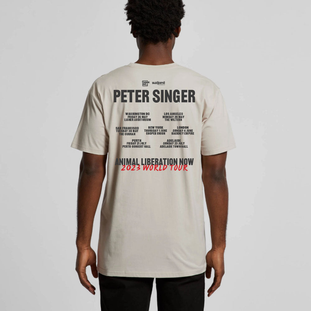 Peter Singer 2023 Animal Liberation Now Tour T-shirt